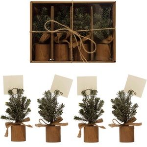 Christmas Tree Place Card Holders